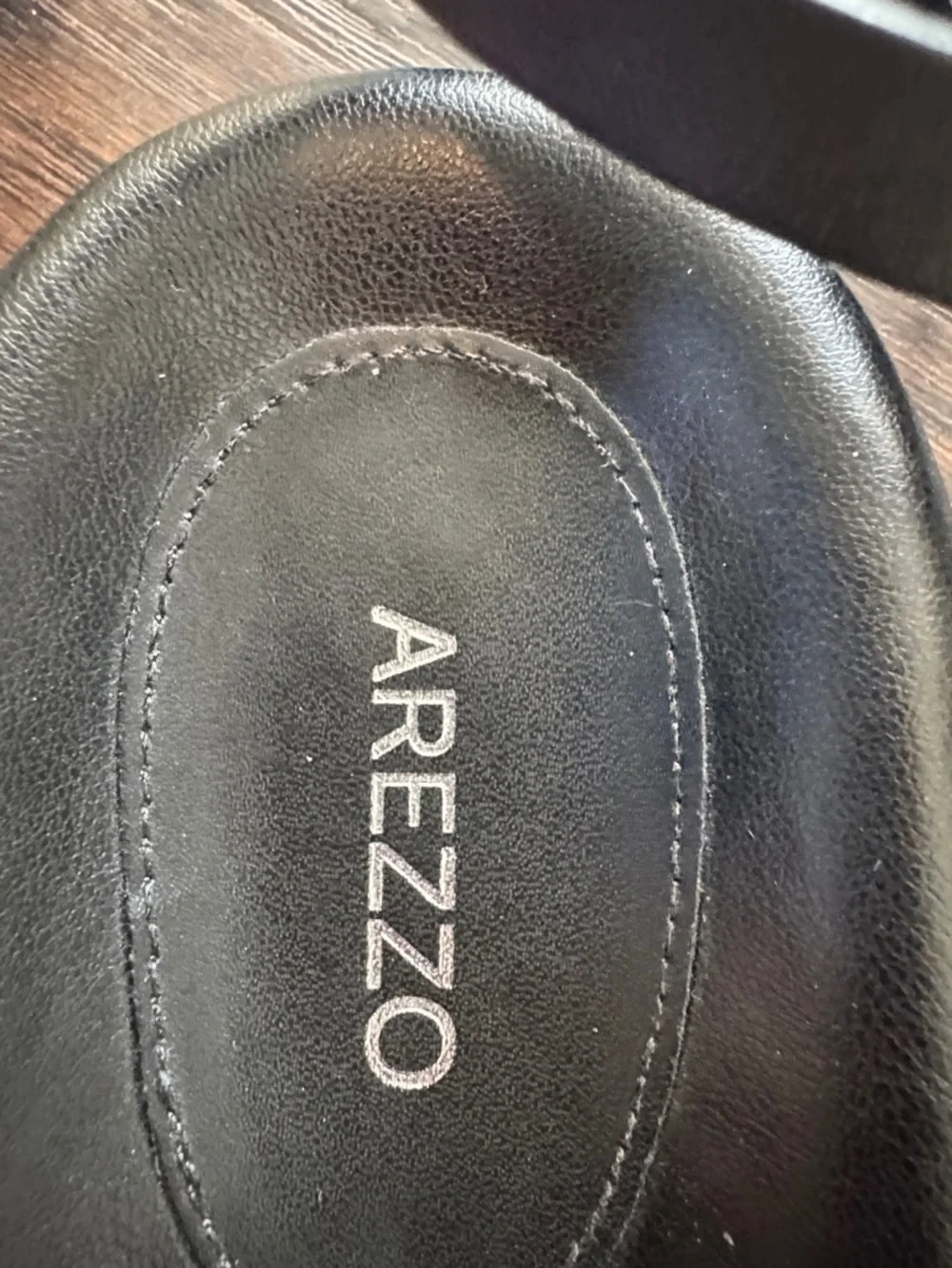 Arezzo Black Crystal-Buckle Strappy Sandals, Like New, Sz 10